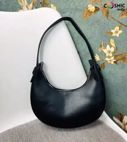 Solid Boat Bag Black Color